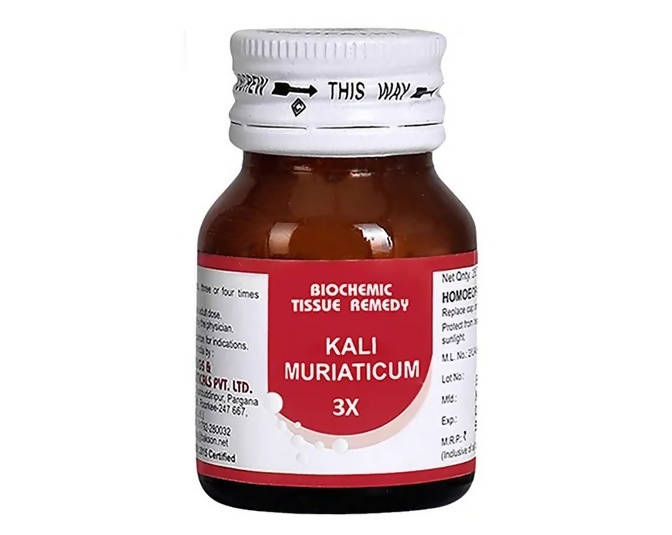Bakson's Homeopathy Kali Muriaticum Biochemic Tablets | Grocsy
