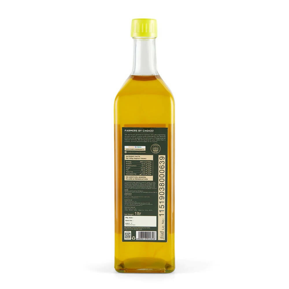 Two Brothers Organic Farms Cold-Pressed Niger Seed Oil | Grocsy