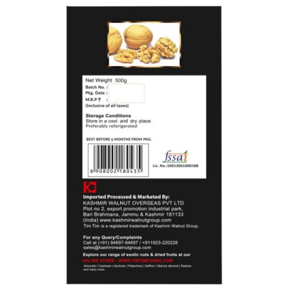 Go Organic Kashmiri Extra Light Halves Walnuts Kernels | Grocsy