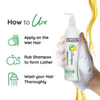 Habibs Professional Oil Control Shampoo For Oily Hair And Scalp Anti Dandruff With Natural Lemon & Mint Oil | Grocsy