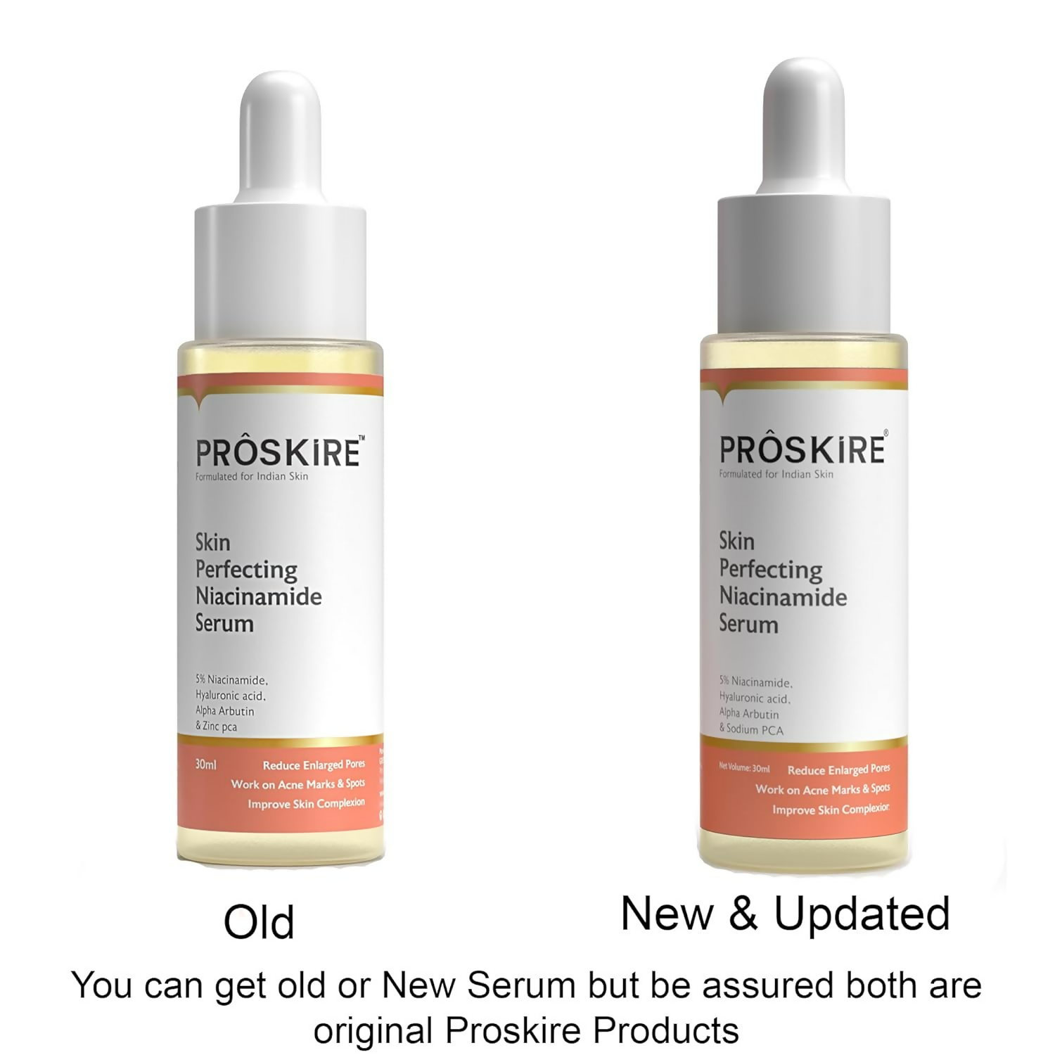 Proskire 5% Niacinamide Face Serum For Acne Marks & Enlarged Pores Alpha Arbutin | Grocsy