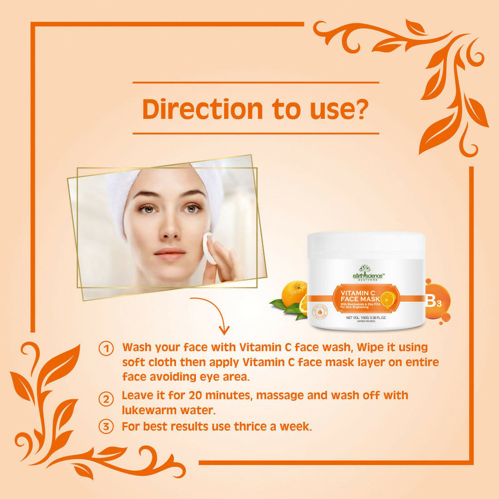Earth Science Ayurveda Vitamin C Face Mask | Grocsy