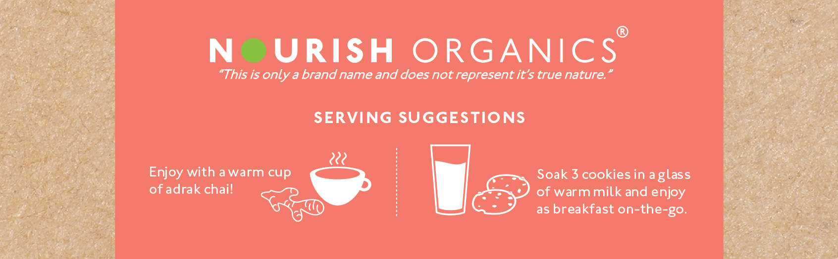 Nourish Organics Ginger Oats Cookies | Grocsy
