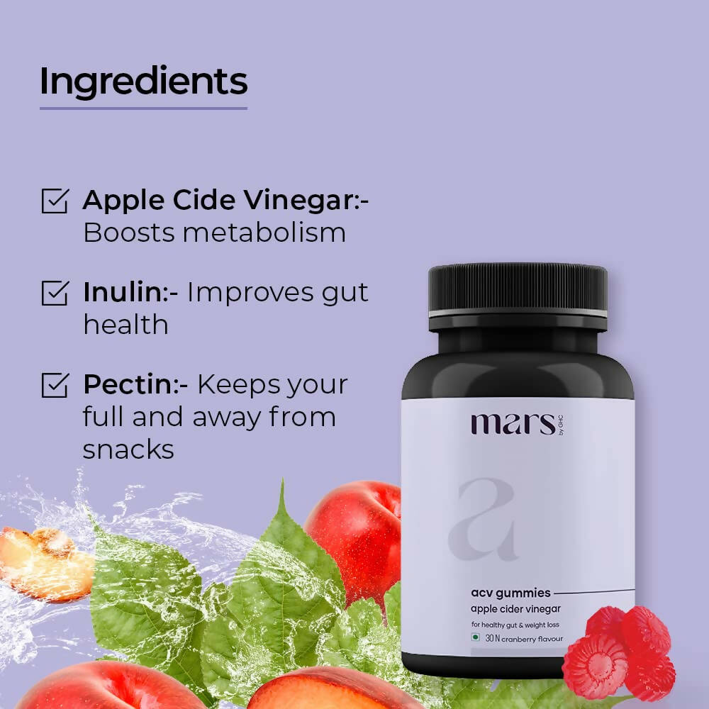 Mars By GHC Apple Cider Vinegar Gummies for Men | Grocsy