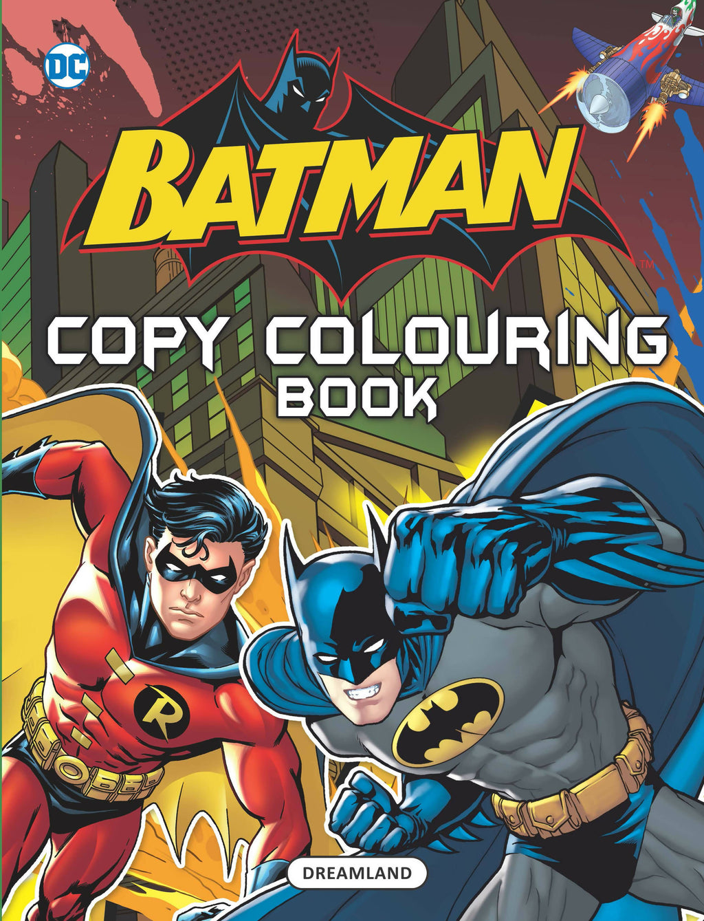 Dreamland Batman Copy Colouring Book: Children Drawing, Painting & Colouring Book | Grocsy