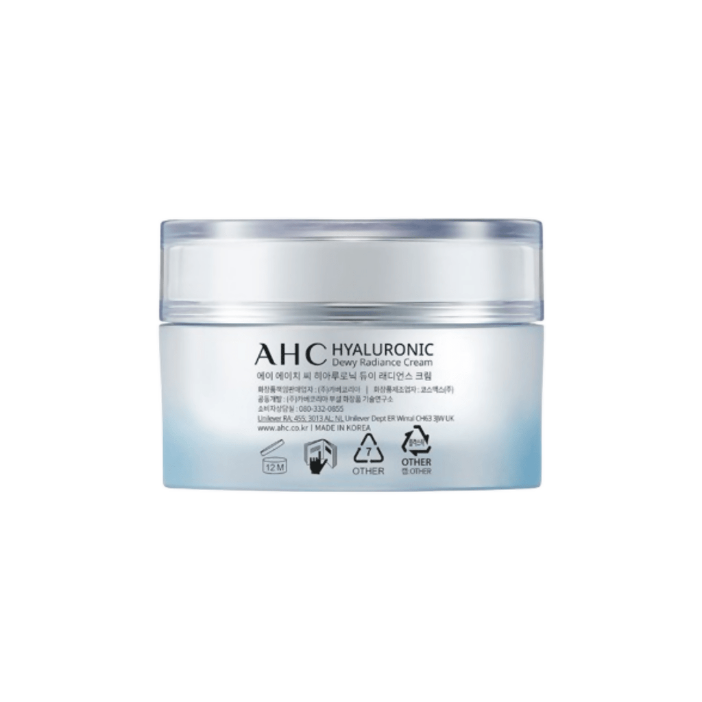 AHC Hyaluronic Dewy Radiance Face Moisturizer Cream - Korean skincare | Grocsy