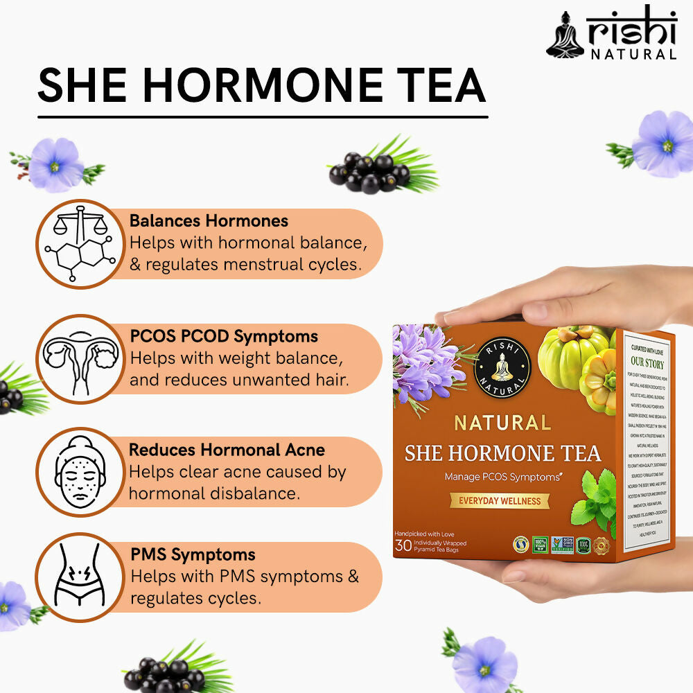 Rishi Natural She Hormone Tea | Grocsy