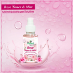 VedicAyurveda Rose Toner & Mist Steam Distilled Rose Water | Grocsy