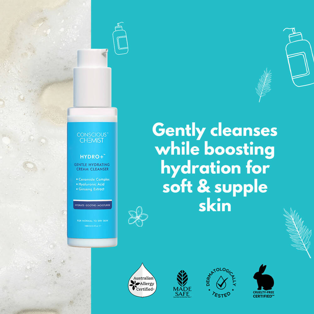 Conscious Chemist Gentle Hydrating Cream Cleanser | Grocsy