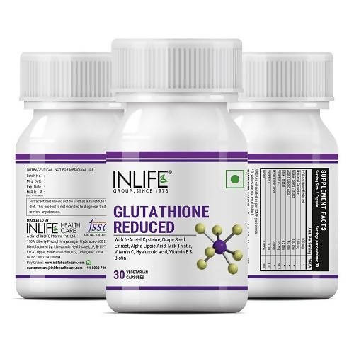 Inlife Glutathione Reduced Tablets | Grocsy
