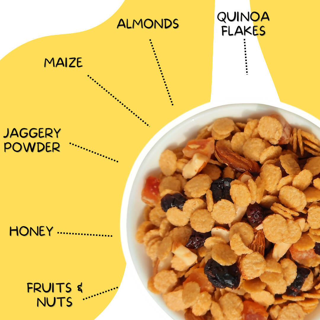 Born Reborn Quinoa Muesli with Honey Fruits and Nuts | Grocsy