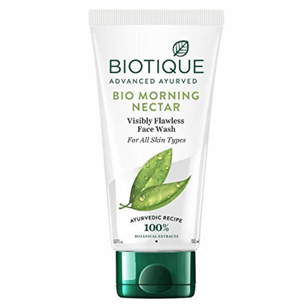 Biotique Advanced Ayurveda Bio Morning Nectar Visibly Flawless Face Wash | Grocsy