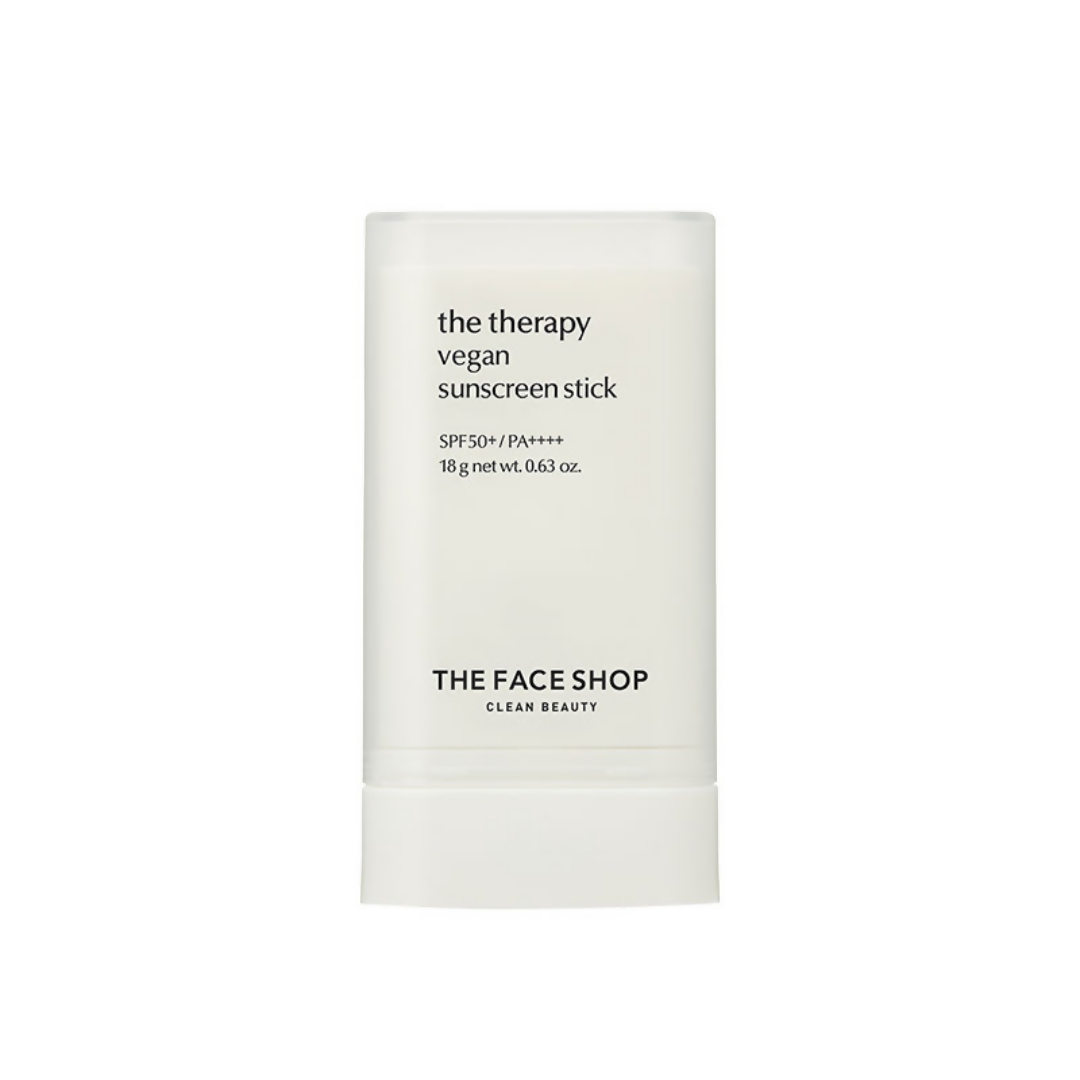 The Face Shop The Therapy Vegan Sunscreen Stick SPF 50+ - Korean Skincare | Grocsy