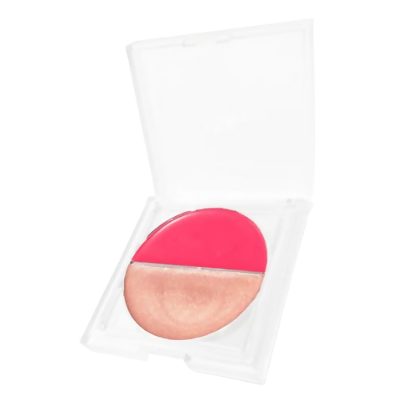 Ruby's Organics Crème Duo (Blush + Highlighter) - Poppy Pink + Illuminate | Grocsy