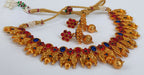 Kemp Peacock Pink & Blue Necklace Set
