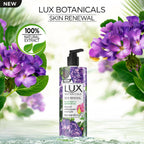 Lux Botanicals Skin Renewal Body Wash with Fig Extract & Geranium Oil | Grocsy