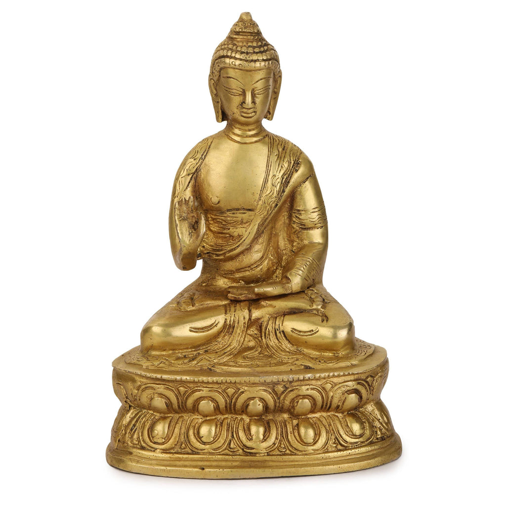 Devlok Brass Buddha Idol | Grocsy