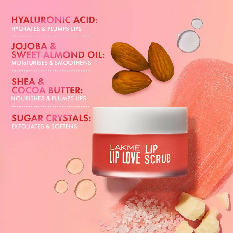 Lakme Lip Love Lip Scrub | Grocsy