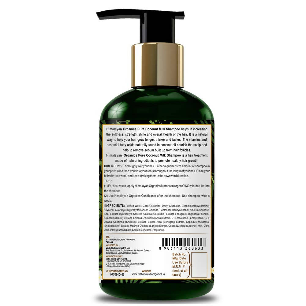 Himalayan Organics Coconut Milk Shampoo | Grocsy