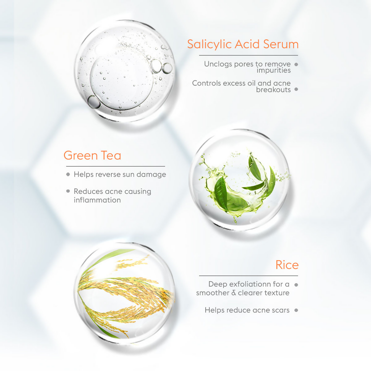 VLCC Oil Defense Scrub With Salicylic Acid Serum Green Tea & Rice | Grocsy