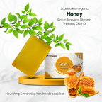 LA Organo Honey Handmade Natural Bath Soap | Grocsy