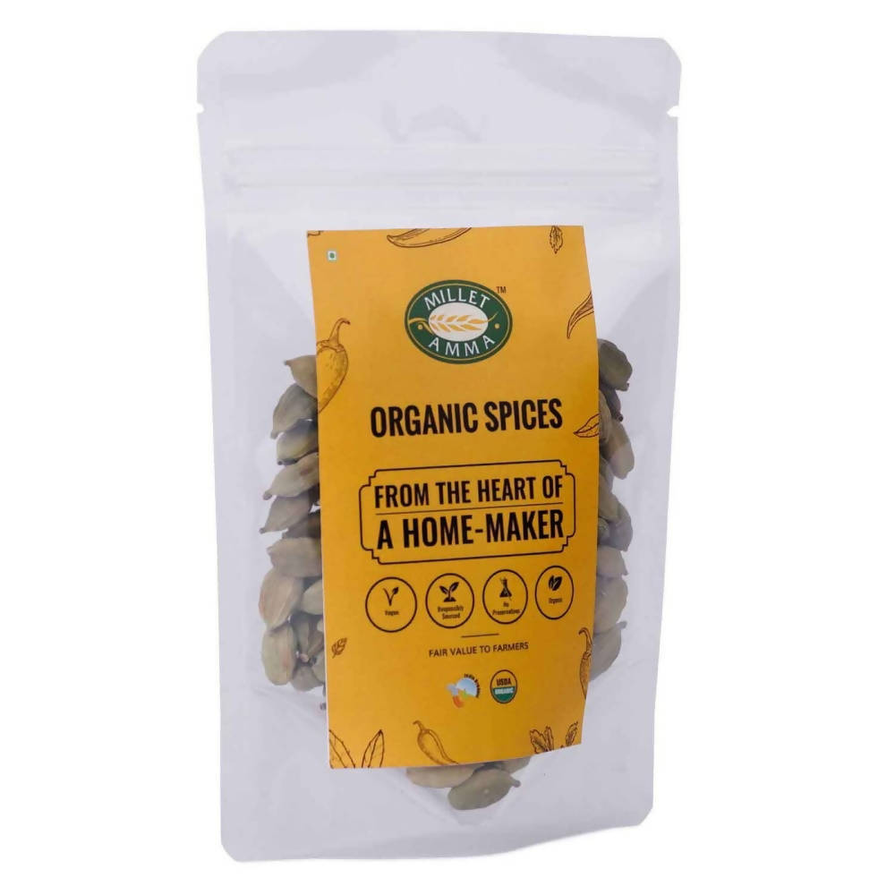 Millet Amma Organic Green Cardmon Elachi | Grocsy