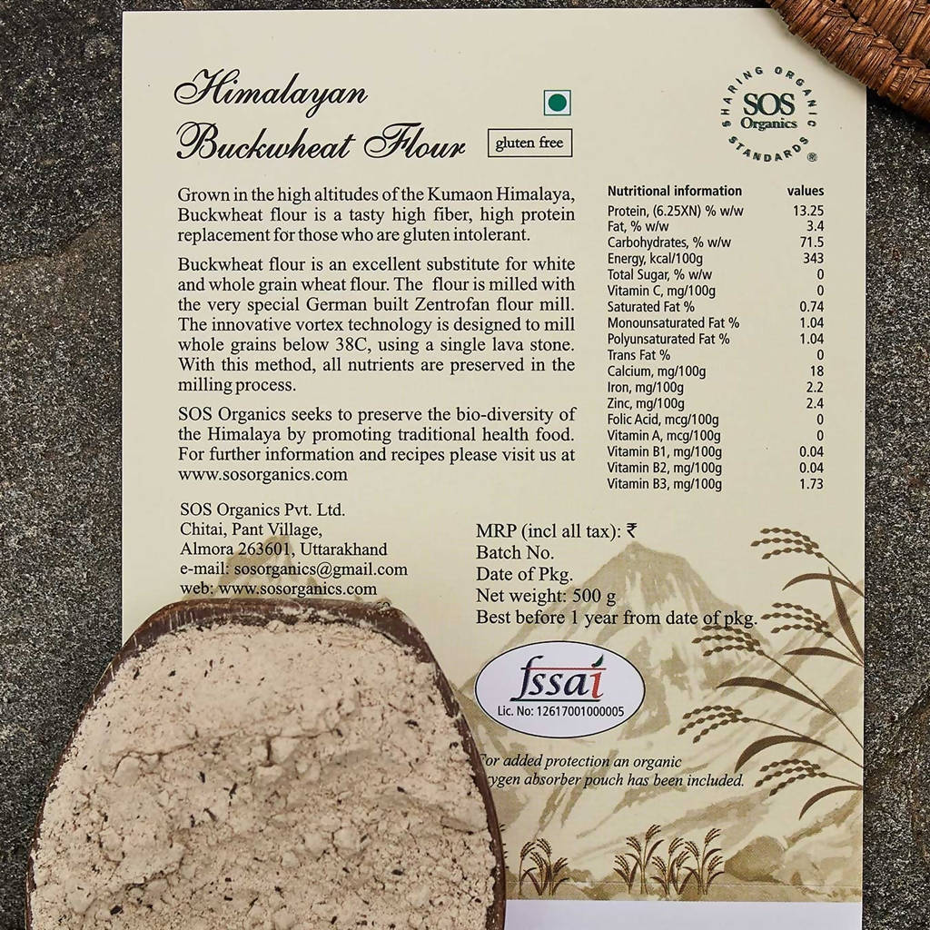 SOS Organics Himalayan Buckwheat Flour | Grocsy