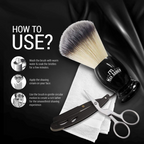 Man Arden Premium Shaving Brush With Extra Soft Bristles | Grocsy