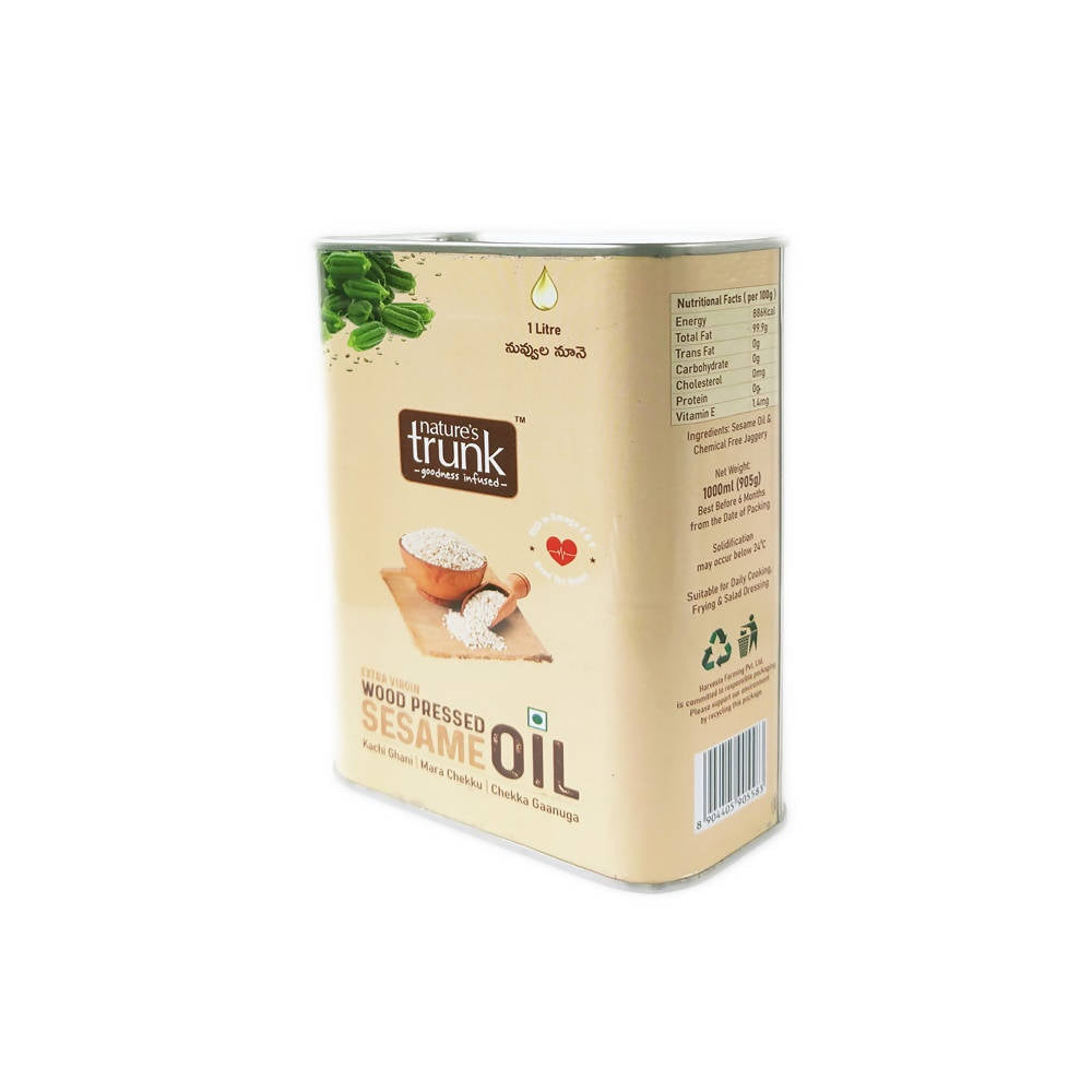 Nature's Trunk Extra Virgin Woodpressed Sesame oil | Grocsy