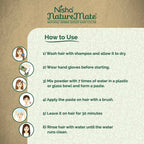 Nisha Nature Mate Henna Based Hair Black Color Powder | Grocsy