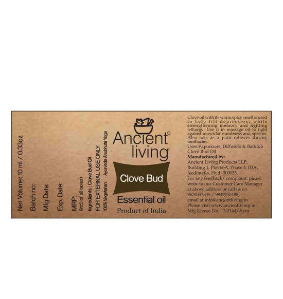 Ancient Living Clove Bud Essential Oil | Grocsy