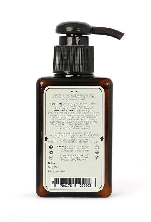Tjori Tea Tree Shaving Oil For Men | Grocsy