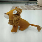 Nesta Toys Lion Plush Toy For Kids – Snuggly Knitted Cotton Soft Toy | Grocsy