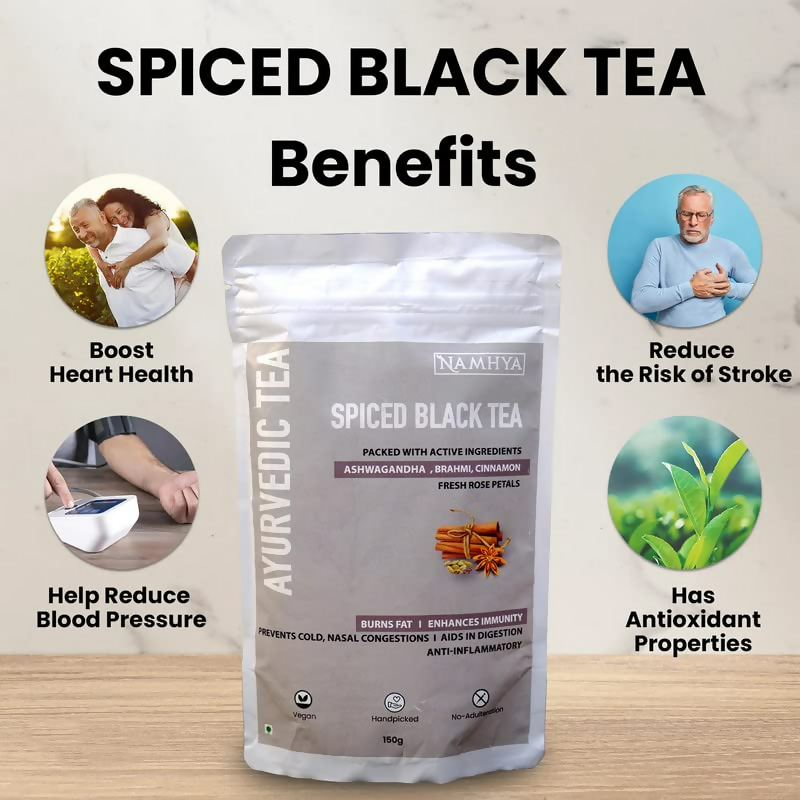Namhya Ayurvedic Spiced Black Tea- Natural Immunity Booster | Grocsy