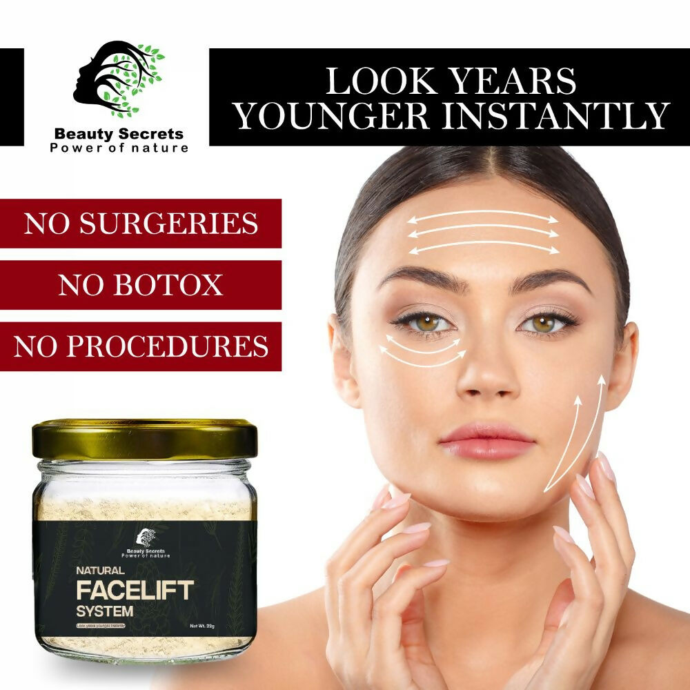 Beauty Secrets Natural Face Lifting Mask/Pack | Grocsy
