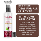 Vellasio Onion Aloevera Hair Oil & Ayurvedic Herbal Extracts | Grocsy