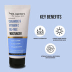 Dr. Sheth's Ceramide & Vitamin C Oil Free Moisturizer Hydrate & Brighten Skin With Vitamin C, Ceramide & Ashwagandha, For All Skin Types | Grocsy