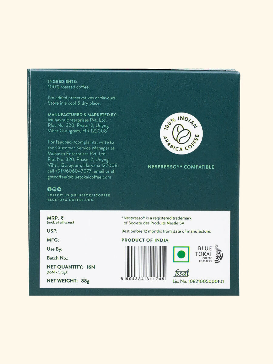 Blue Tokai Dhak Blend Coffee Capsules | Grocsy