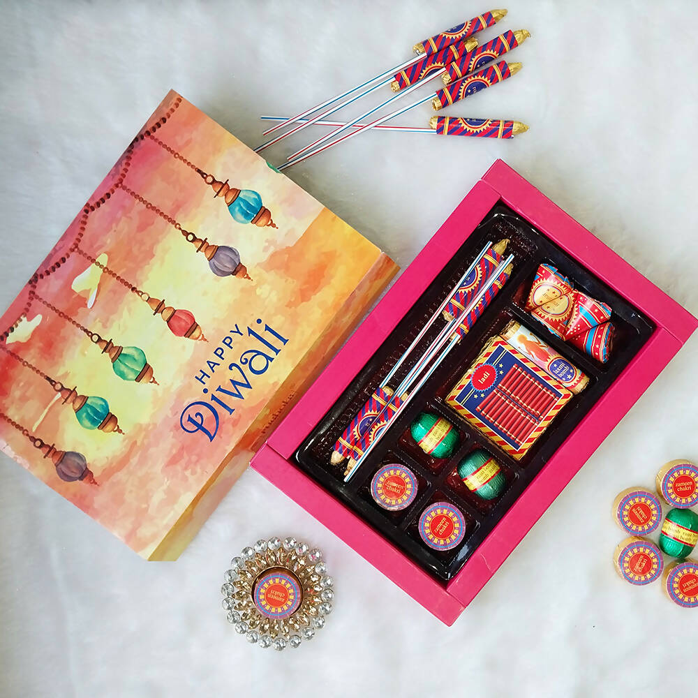 Dibha Ruchoks Diwali Premium Chocolate Gift Pack P3 | Grocsy