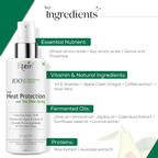 Ktein 100% Plant Based Hair Heat Protection Spray With Extra Shine Chamomile Argan And Vitamin E | Grocsy
