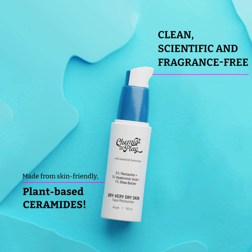 Chemist At Play Dry-Very Dry Skin Face Moisturizer with Essential Ceramides For Deeply Hydrates & Relieves Dry Patches | Grocsy