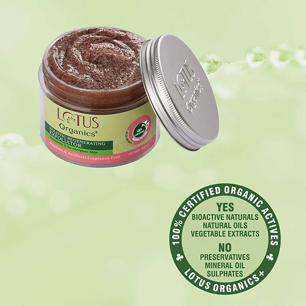 Lotus Organics+ Holistic Regenerating Exfoliator | Grocsy