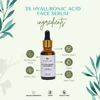 The Wellness Shop 3% Hyaluronic Face Serum | Grocsy