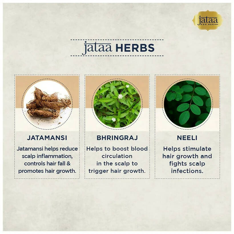 Marico Jataa for Men 100% Ayurvedic Hair Growth Oil | Grocsy