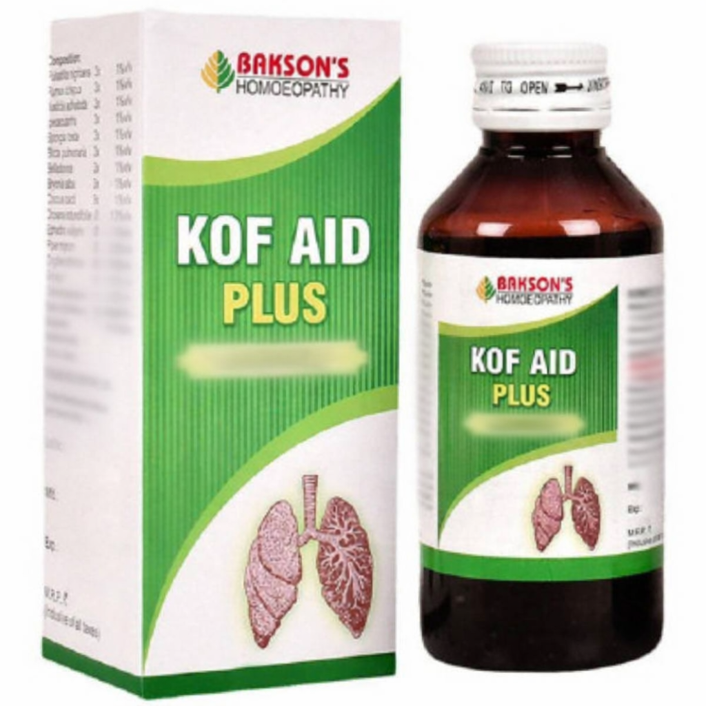 Bakson's Homeopathy Kof Aid Plus Syrup | Grocsy