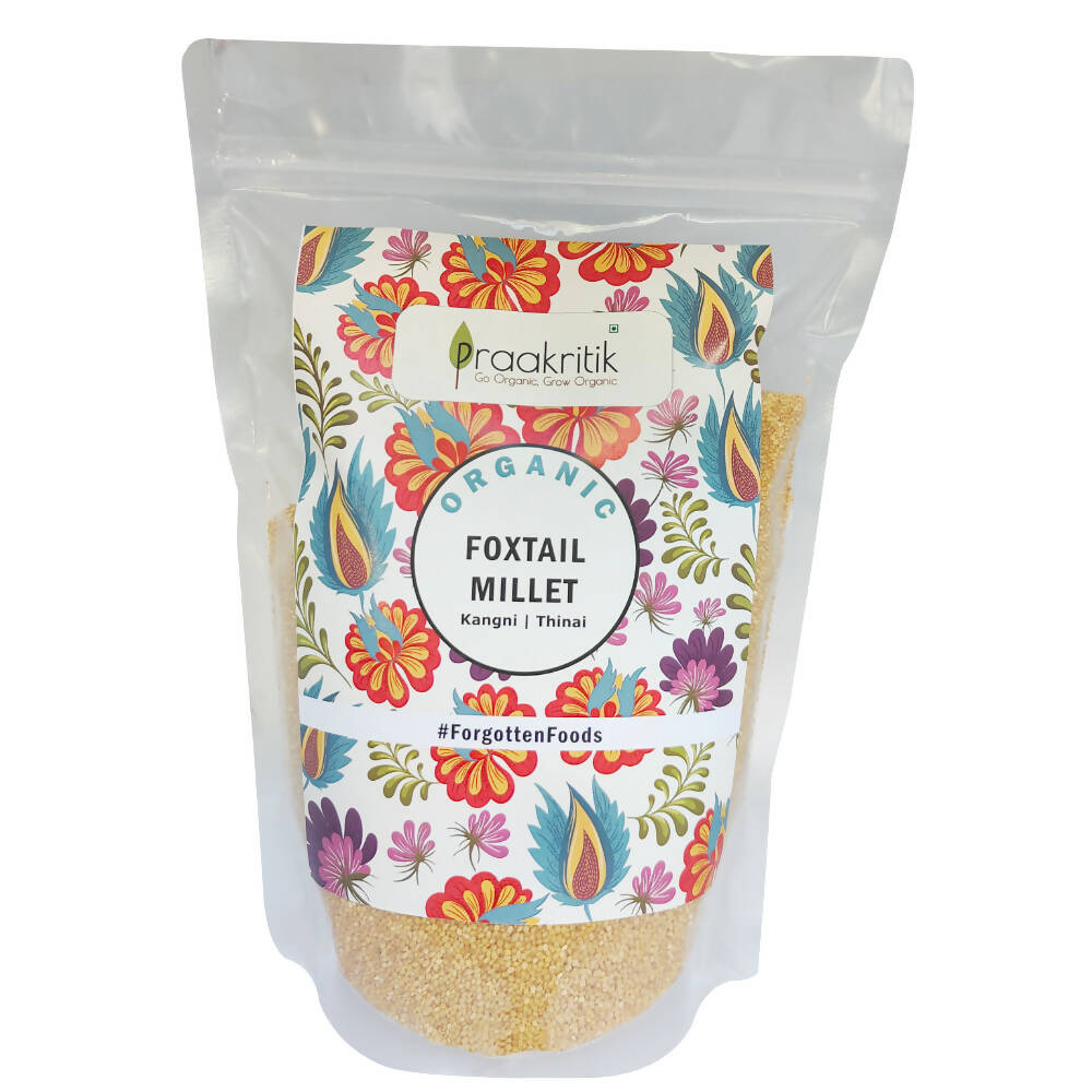 Praakritik Organic Foxtail Millets (Kangani) | Grocsy