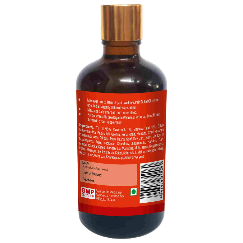 Organic Wellness Pain-R Oil | Grocsy