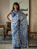 Suta Multi Color Abstract Pure Cotton Saree | Grocsy