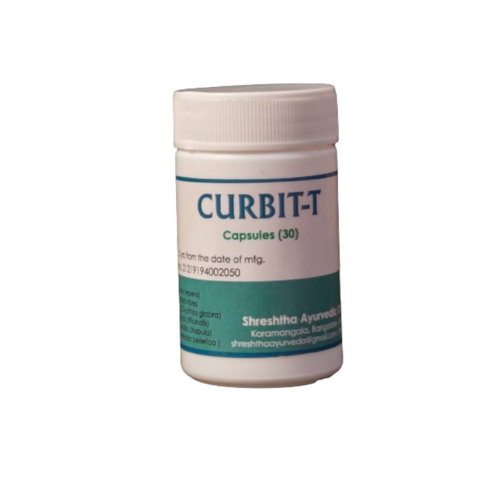 Shreshtha Herbals Curbit-T Capsules | Grocsy
