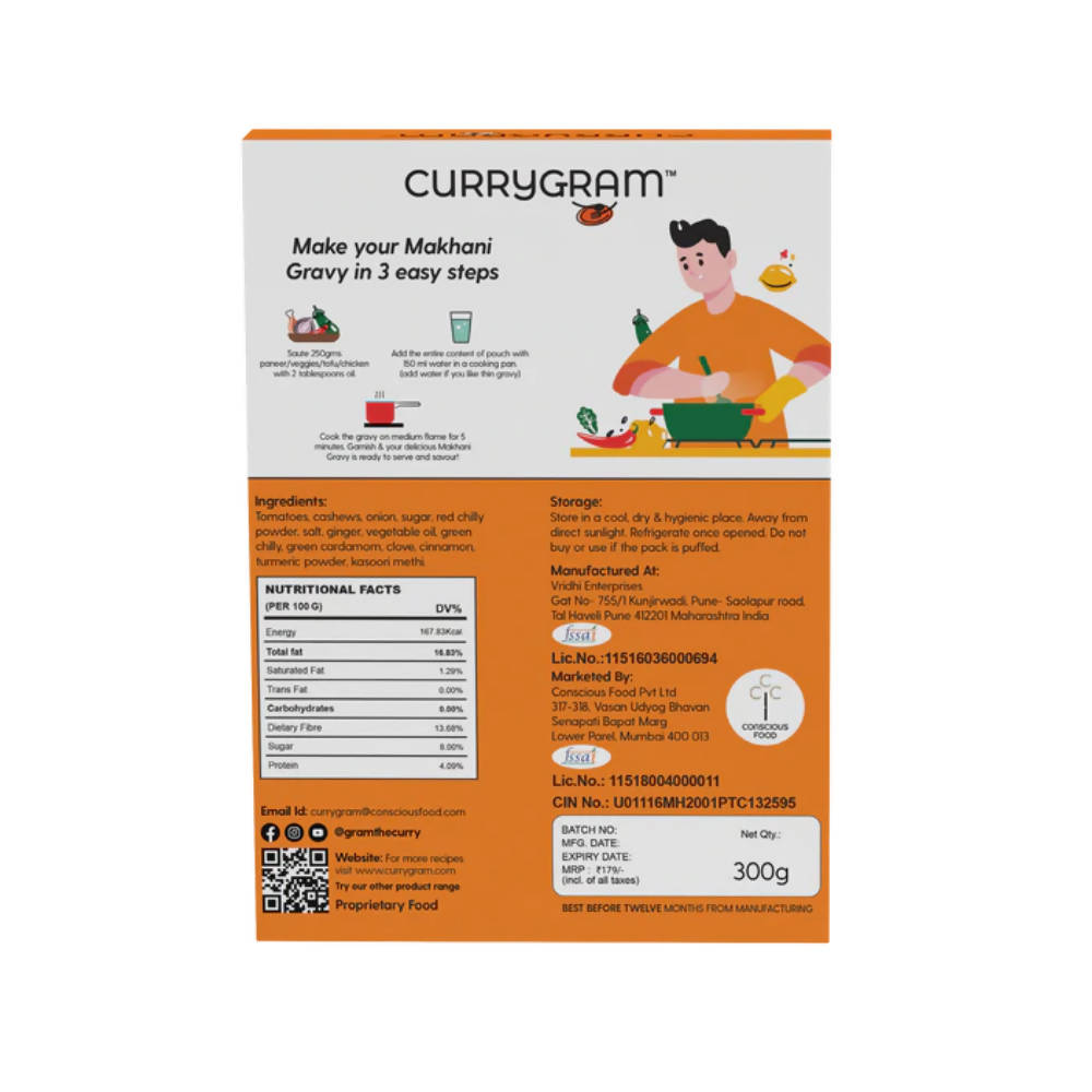 Currygram Makhani Gravy paste | Grocsy